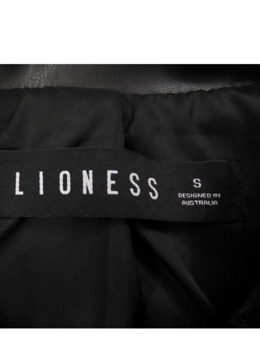 Lioness Black Intrecciato Kenny Bomber (Size S) - Picture 6 of 13